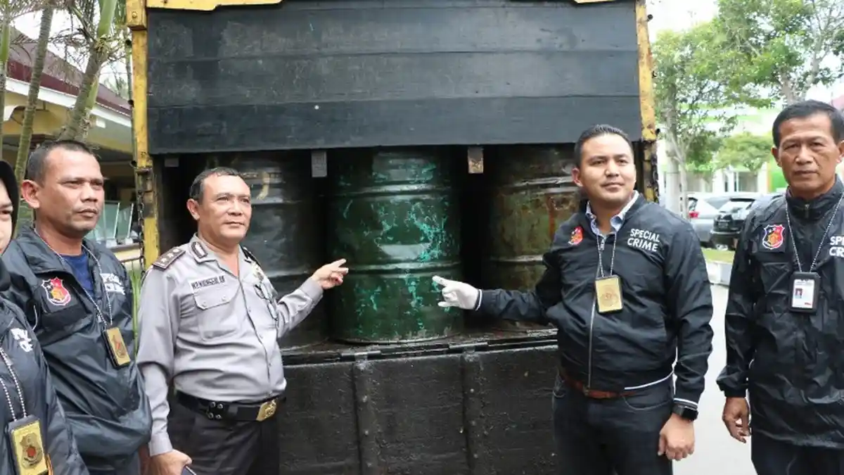 Polda Sumut Sita BBM Jenis Solar Asal Aceh, Polisi Sebut Termasuk Perdagangan Ilegal