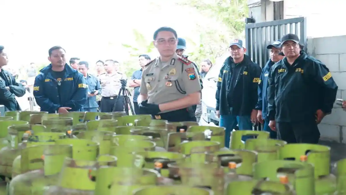 Sindikat Pengoplos Tabung Gas 3 Kg di Sidoarjo Diringkus Bareskrim Polri