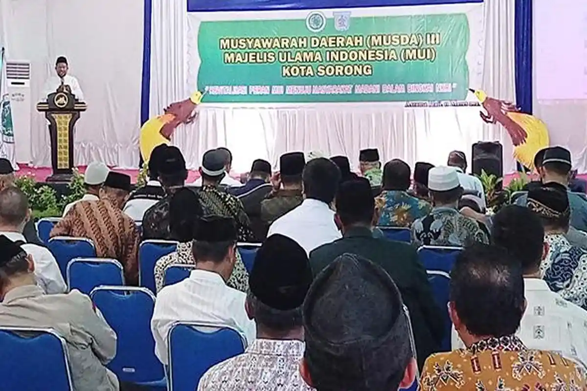 KH Manan Fakaubun Serukan Dukungan Sorong Jadi Kota Beriman dalam Musda III