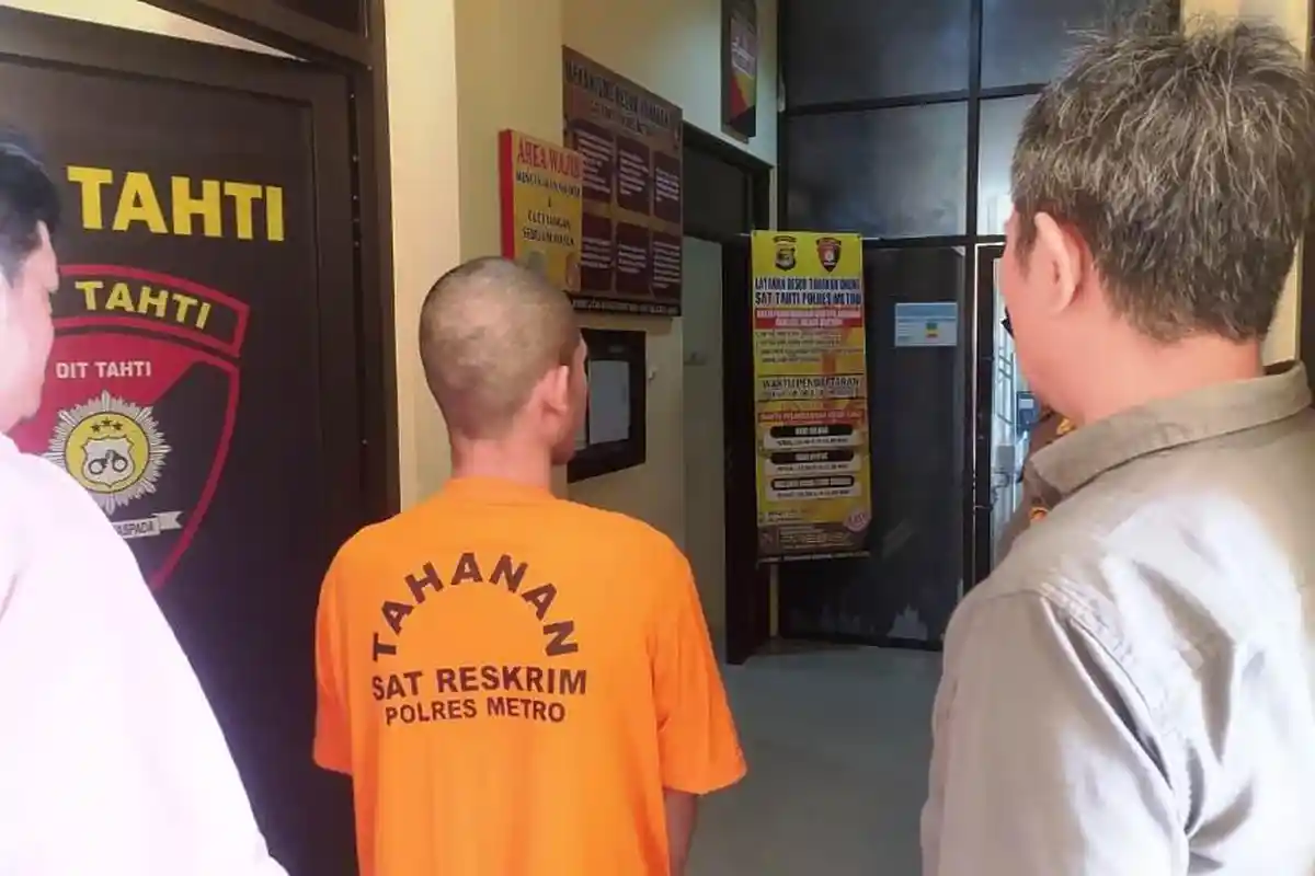 Tim Tekab 308 Polres Metro Tangkap Pencuri Motor, Pelaku Warga Lampung Timur