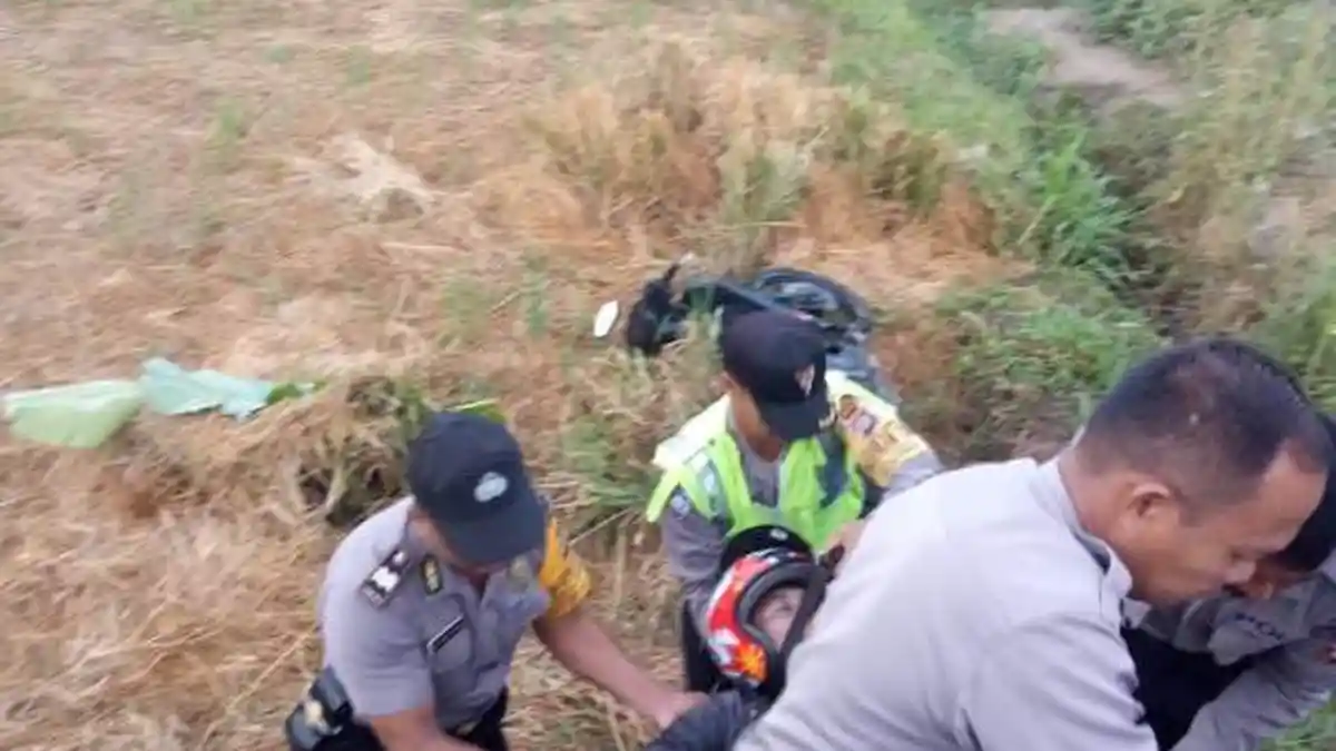 Warga Semarapura Kelod KanginTidak Bernyawa Tertindih Sepeda Motor