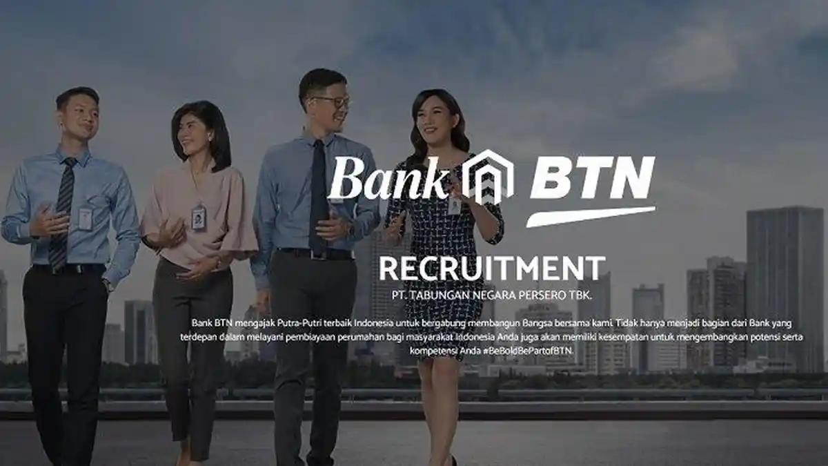 Lowongan Kerja BUMN Bank BTN Cari Karyawan Baru Desember 2020, Minat? Daftar di Link Resmi Berikut
