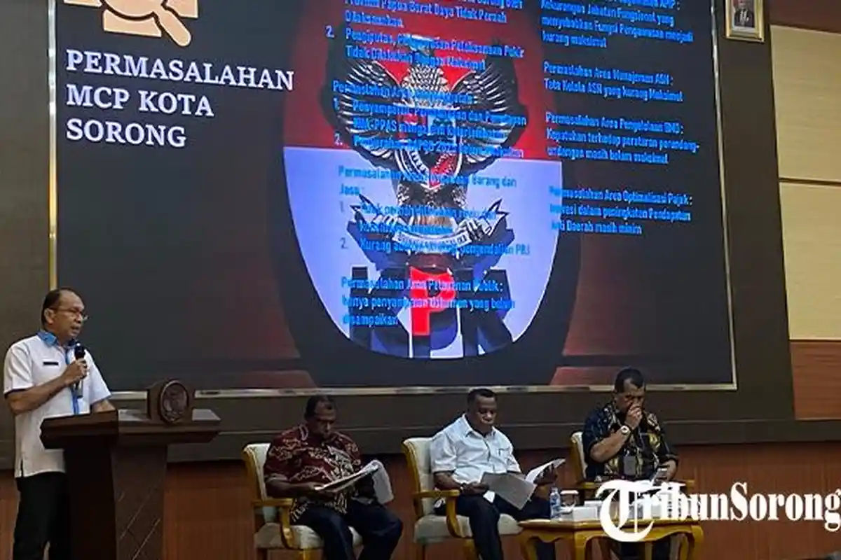 Optimalisasi Pengawasan dan Pelaksanaan Administrasi jadi Tantangan Pemkot Sorong Capai MCP KPK