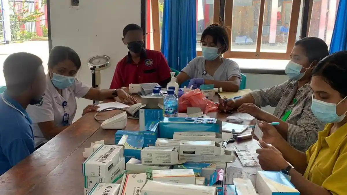 Penuhi Hak Kesehatan Warga Binaan, Lapas Lembata Laksanakan Puskesmas Keliling