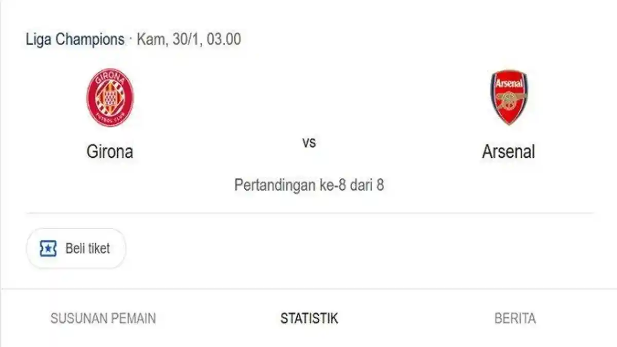 Prediksi Skor dan Susunan Pemain Girona VS Arsenal, Adu Kekuatan Danjuma dan Havertz
