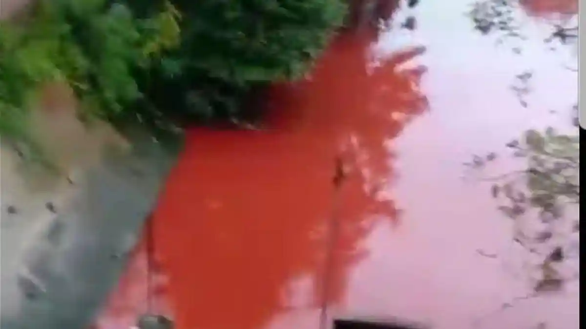 Petugas DLH Bakal Ambil Sampel Air Sungai Simpang Lhee yang Mendadak Merah