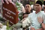 Tangis Bos Rokok HS saat Ziarah ke Makam Istri: Istirahatlah dengan Tenang, Aku Akan Baik-baik Saja