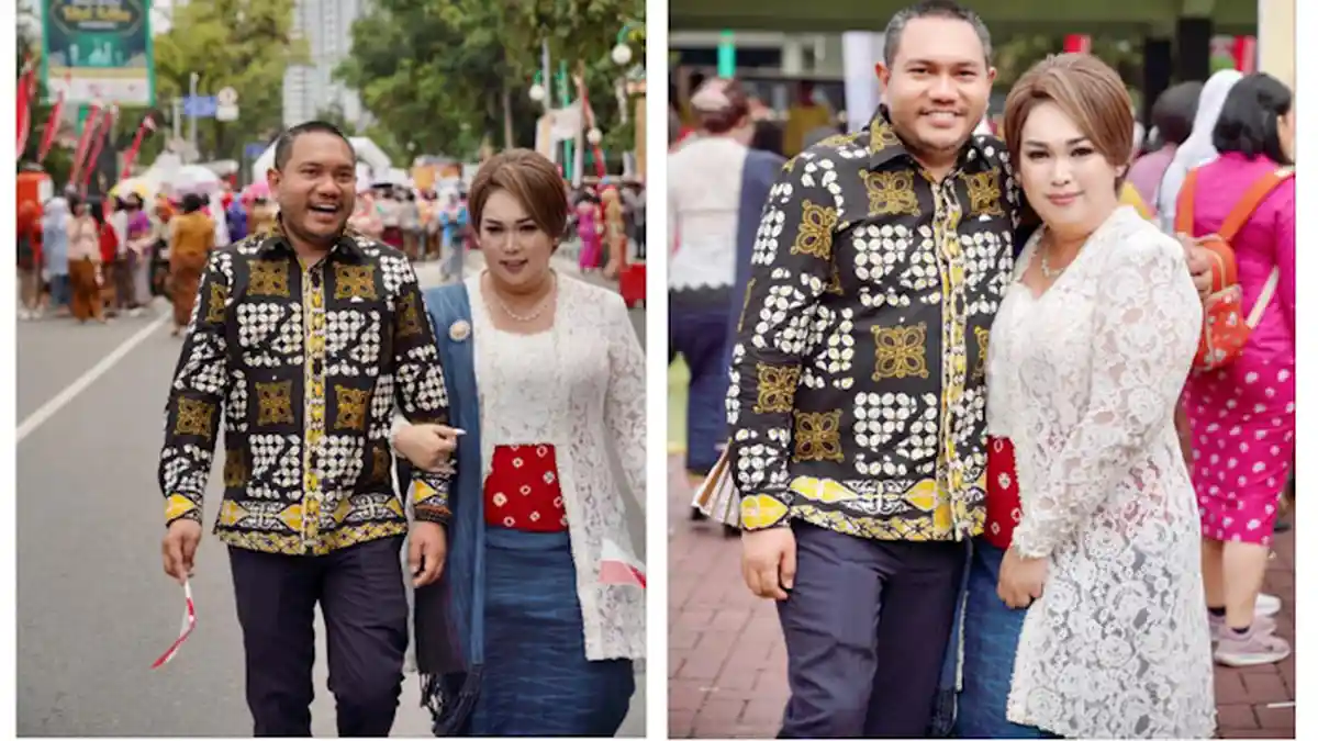 Gebyar Kebaya Nasional, Bupati Franc Tumanggor Gunakan Baju Batik Kreasi Asli UMKM Pakpak Bharat