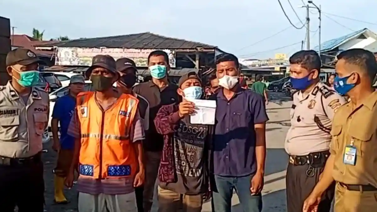 Waktu Minta Uang Sangar Kali, Preman di Bagan Percut Ini Minta Maaf Didatangi Polisi