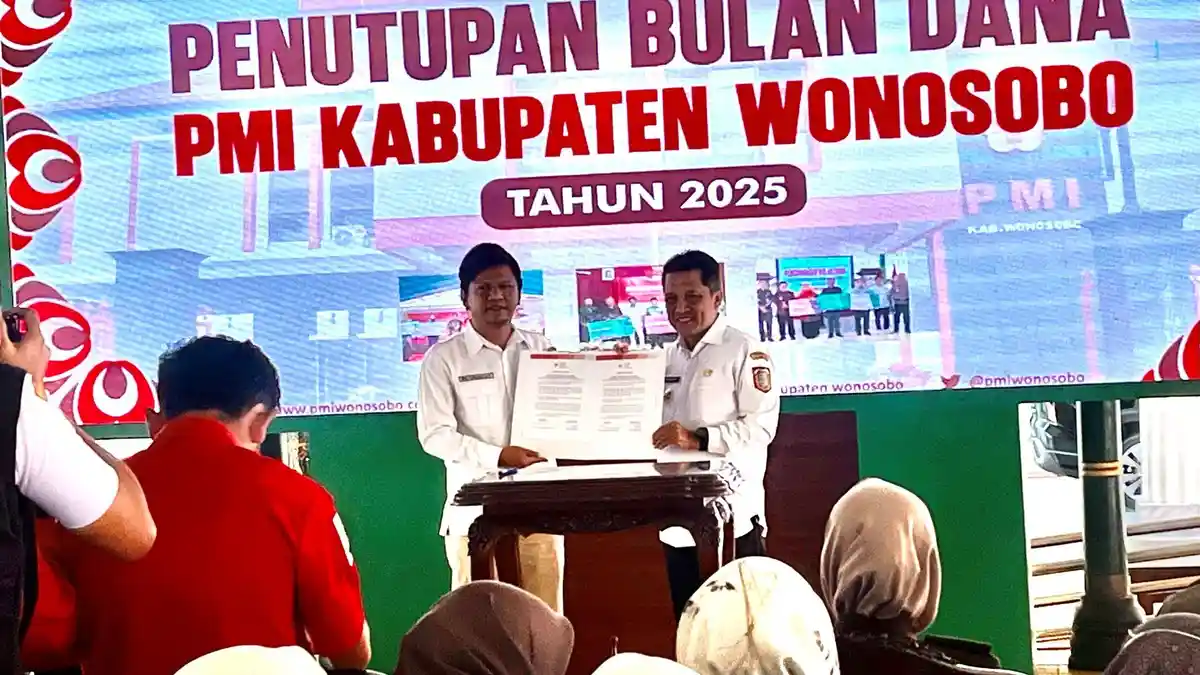 Perolehan Bulan Dana PMI Wonosobo 2025 Naik 20 Persen, Capai Rp1,9 Miliar