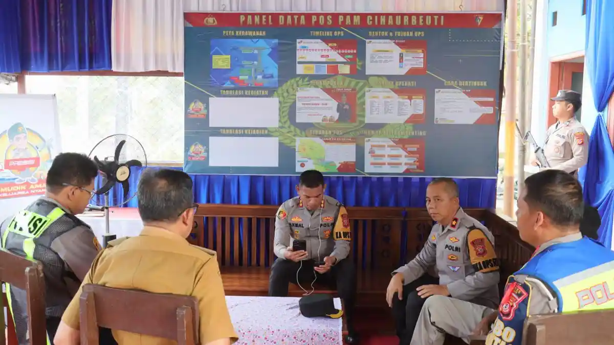 Optimalkan Kenyamanan Pemudik, Kapolres Ciamis Pastikan Kesiapan Pos Pam dan Jalur Mudik