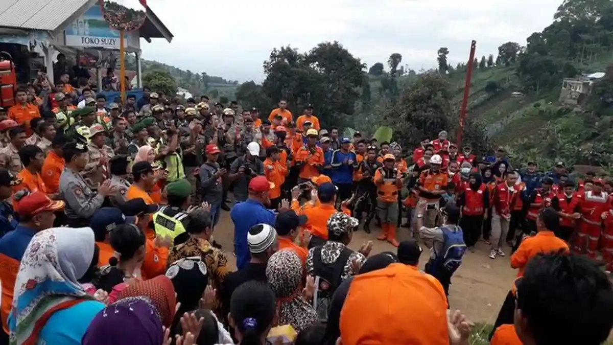 Peringati Hari Kesiapsiagaan Bencana, BPBD Jabar Gelar Simulasi di Desa Ciburial