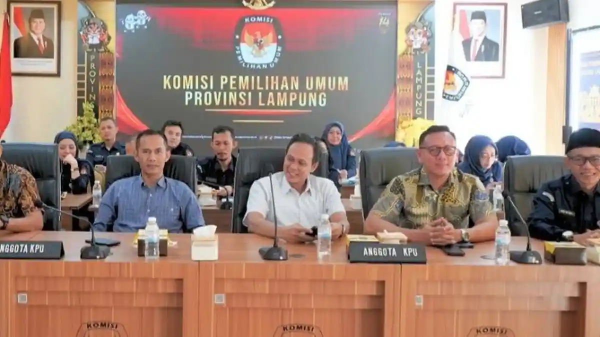 KPU Lampung Lakukan Pemutakhiran Data, Pleno PDPB Triwulan II Belum Digelar di Pesawaran