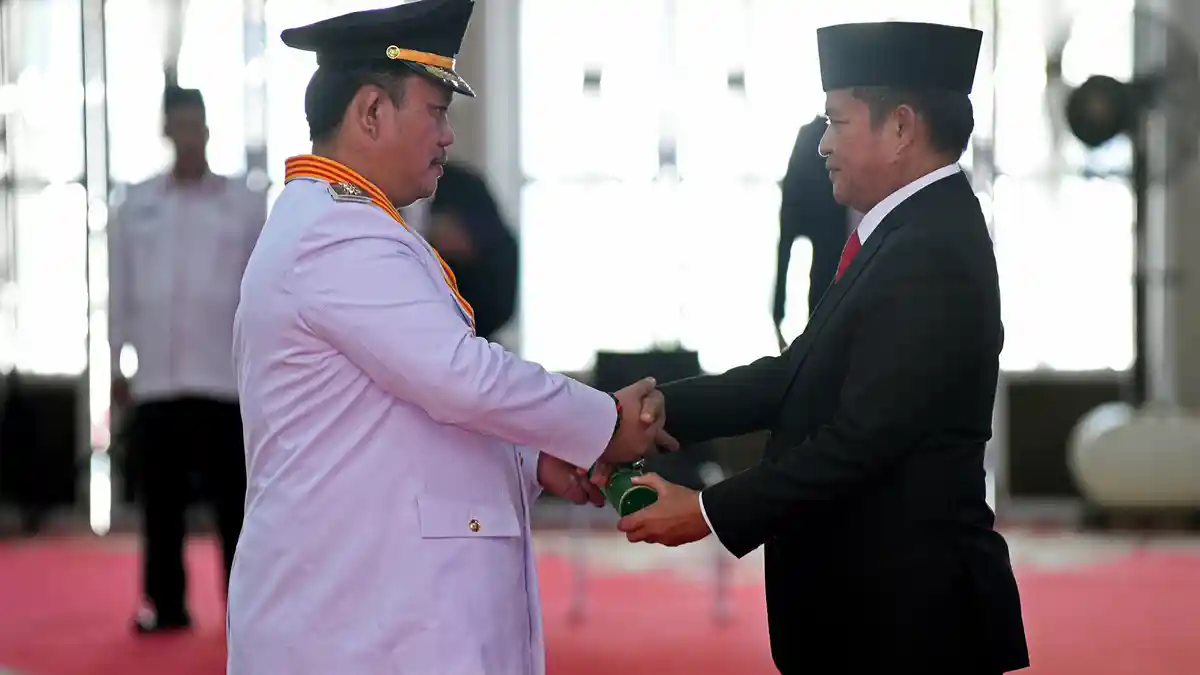 Lantik Walikota Gunungsitoli, Pj Gubernur Sumut Minta Pertahankan Peningkatan IPM