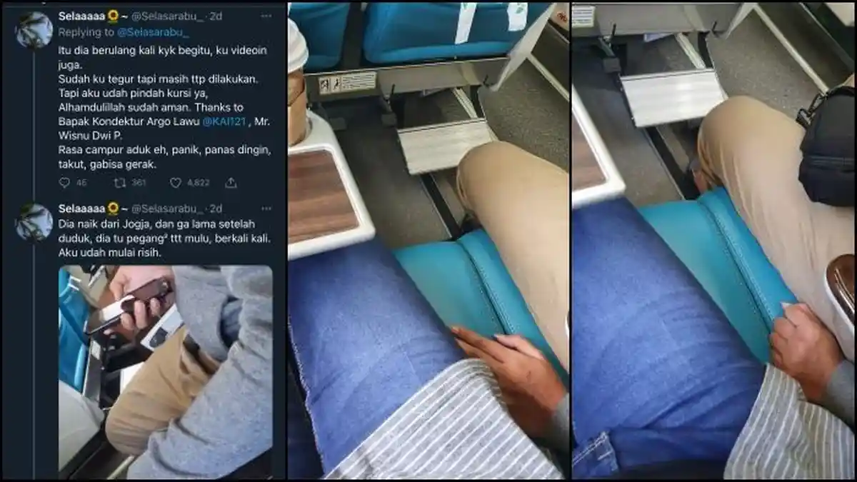 VIRAL di Media Sosial, Pelecehan Seksual Kembali Terjadi di Kereta Api, Begini Kronologinya