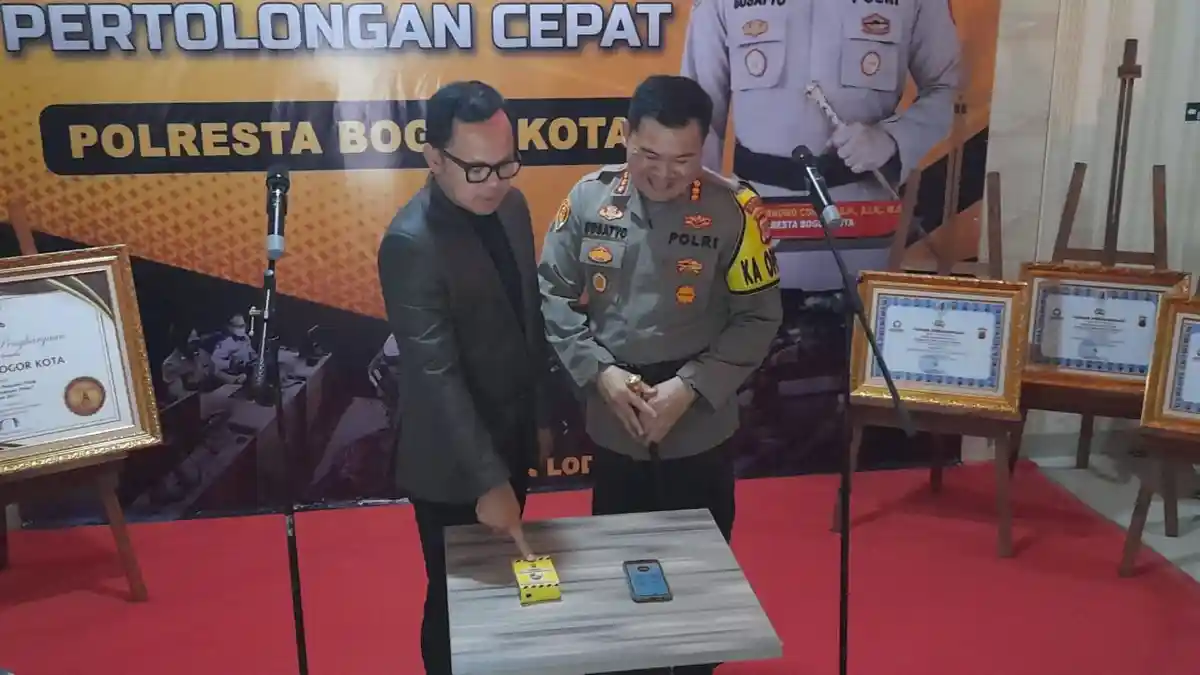 Sebar di Objek Vital, Polresta Bogor Kota Luncurkan Panic Button, Sekali Tekan Bisa Panggil Polisi