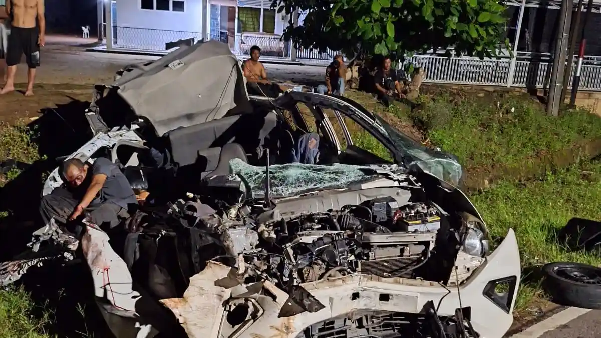 Purnawan Tewas Usai Akibat Tabrakan Sigra dan Truk di Bangka Selatan, Diduga Tertidur Sesaat