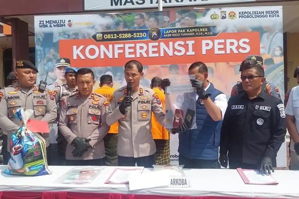 Polres Probolinggo Kota Gagalkan Peredaran 1 Kg Sabu, Disembunyikan dalam Karung Beras