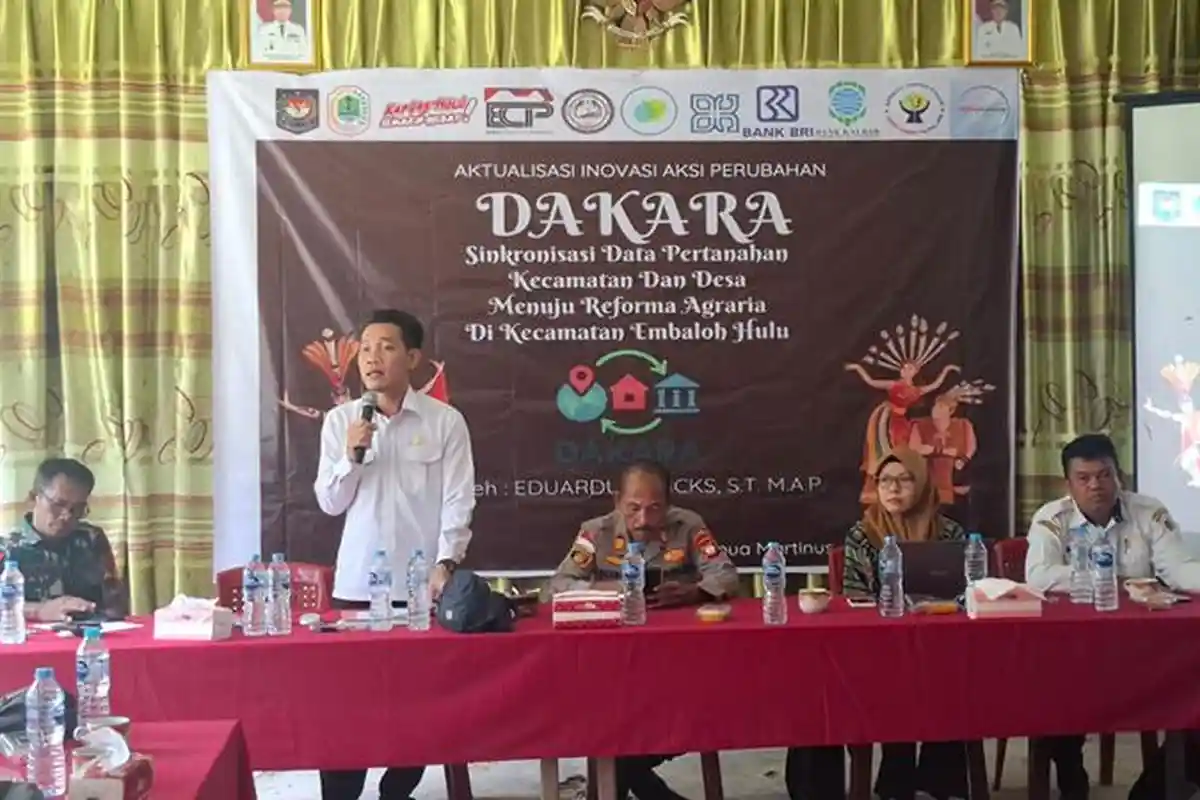 Pengajuan Atas Hak Kepemilikan Tanah di Embaloh Hulu Berubah Harus Sinkronisasi DAKARA