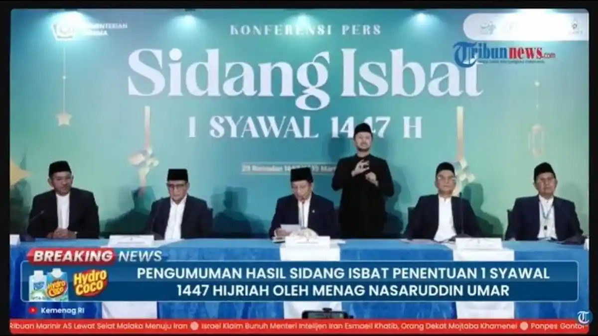 Pemerintah Tetapkan Idulfitri 2026 Jatuh pada 21 Maret 2026