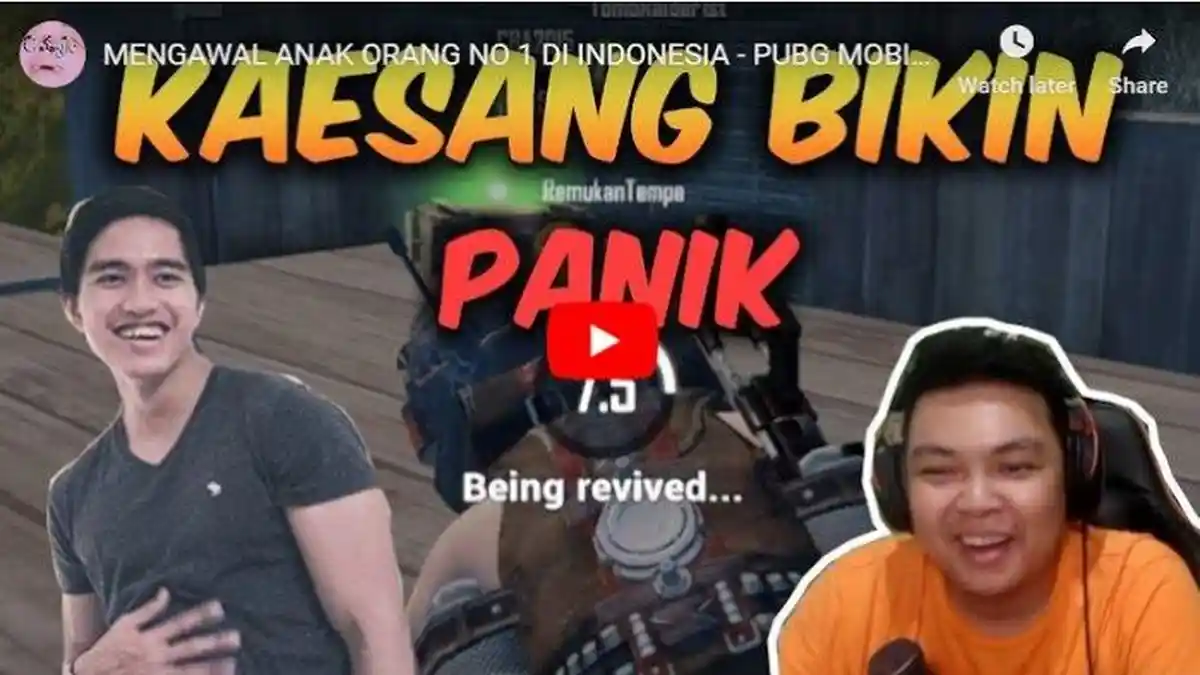 VIDEO Kaesang Pangarep Main Bareng (Mabar) PUBG dengan Paspamres dan Youtuber BangPen, Hasilnya?