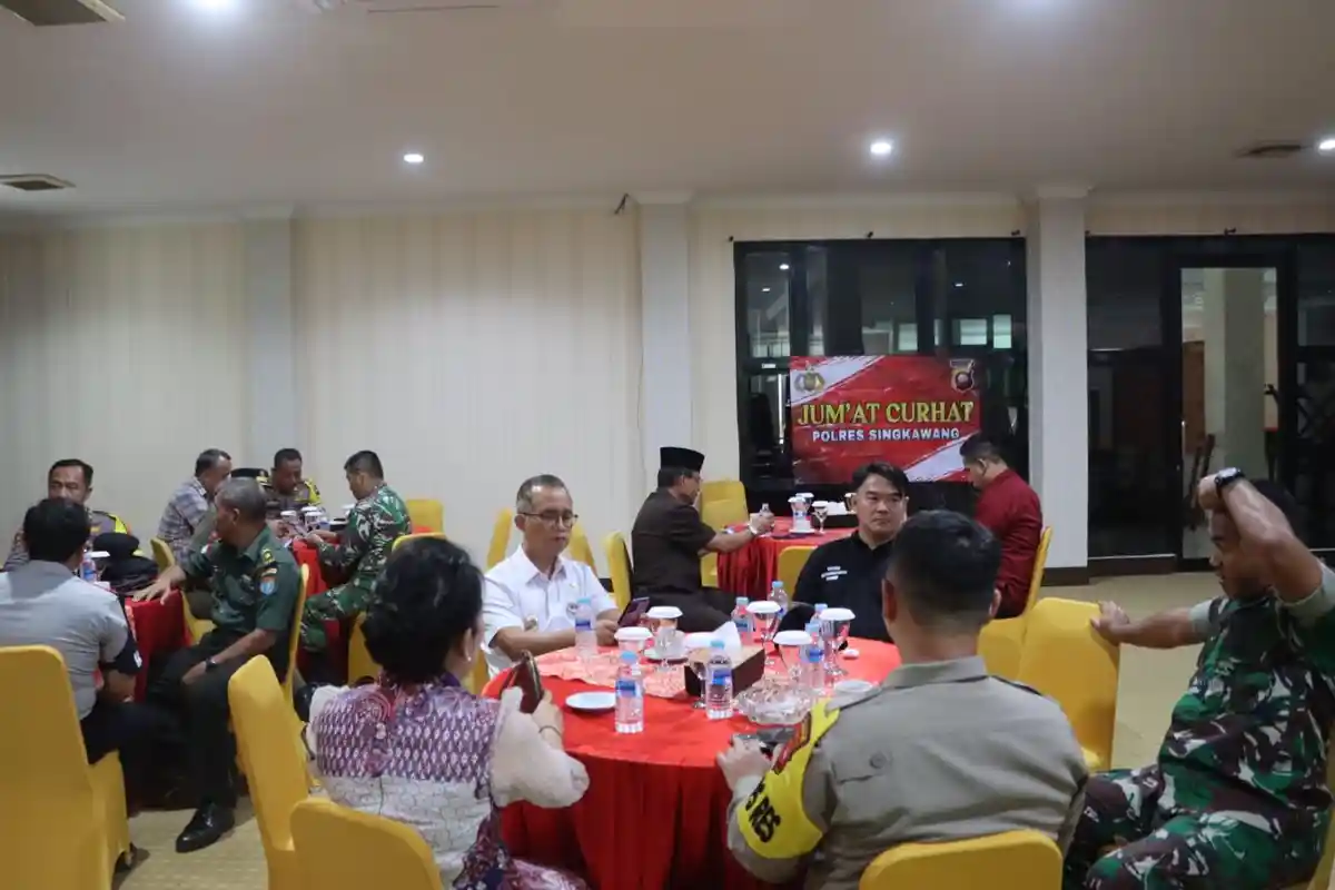 Jumat Curhat, Polres Singkawang Bahas Pengamanan Pawai Lampion dan Tatung
