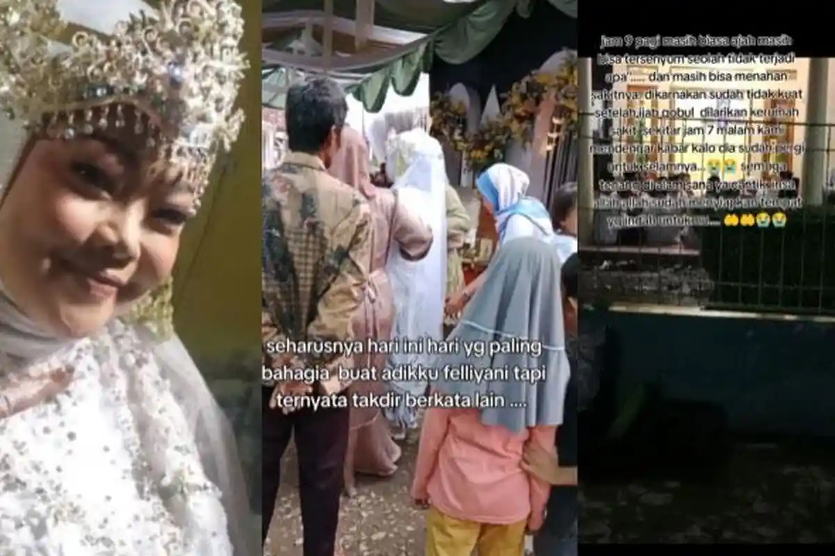Viral Kisah Wanita Meninggal di Hari Pernikahan, Ngeluh Sakit Setelah Akad, Pergi di Malam Hari