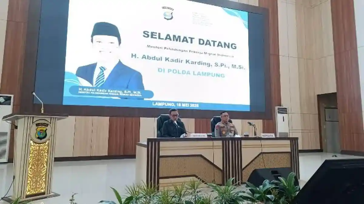 Breaking News Polda Lampung Terima Kunjungan Menteri PPMI