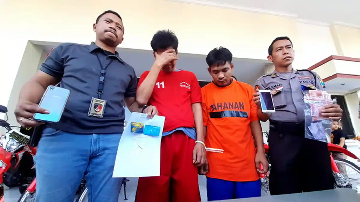 Pencuri Uang ATM di Indomaret Surabaya dan Gresik Ternyata Warga Cimahi & Lampung, Begini Tampangnya