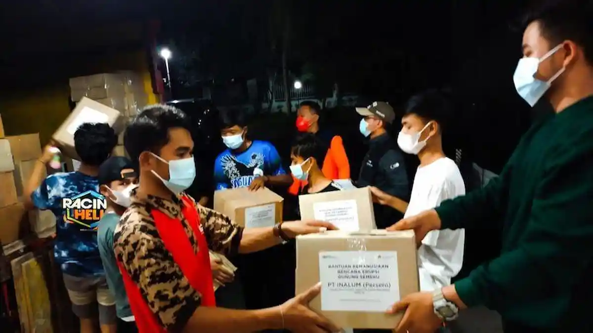 Inalum Kirim Tim Relawan Bantu Korban Bencana Erupsi Gunung Semeru