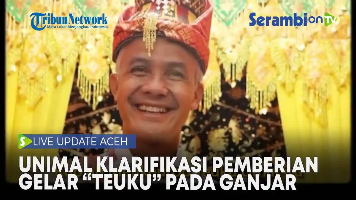 DPRA: MAA Tak Berhak Beri Gelar Adat, Kasus Pemberian Gelar Teuku kepada Ganjar Pranowo