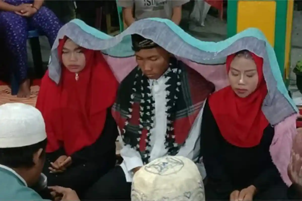 VIRAL! Pria di Kalbar Nikahi Dua Kekasihnya Sekaligus dengan Alasan Sederhana dan Mahar Rp 10 Ribu