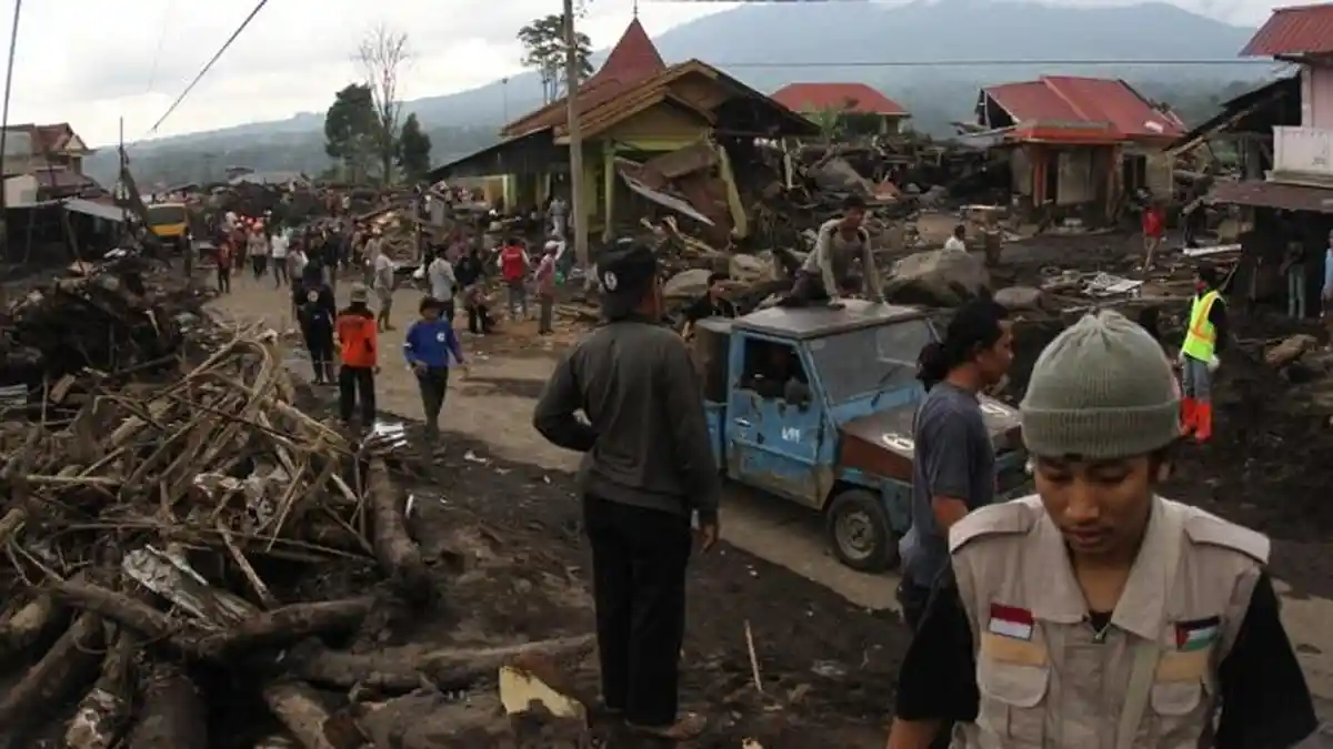 Momen Kepanikan Warga Bukik Batabuah Agam Dapat Kabar Banjir Bandang Susulan bakal Datang
