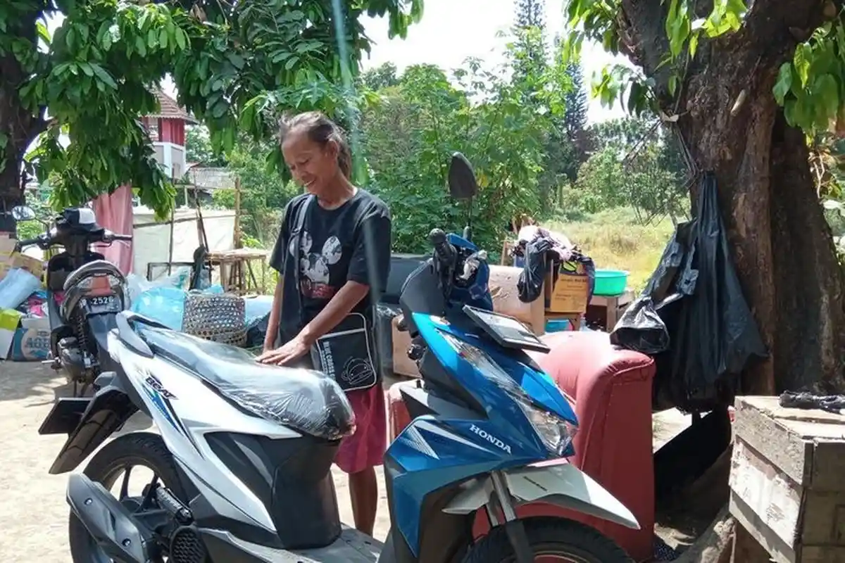 Viral Pemulung di Yogyakarta Dapat Motor Baru dari Orang Tak Dikenal, Ini Pengakuannya