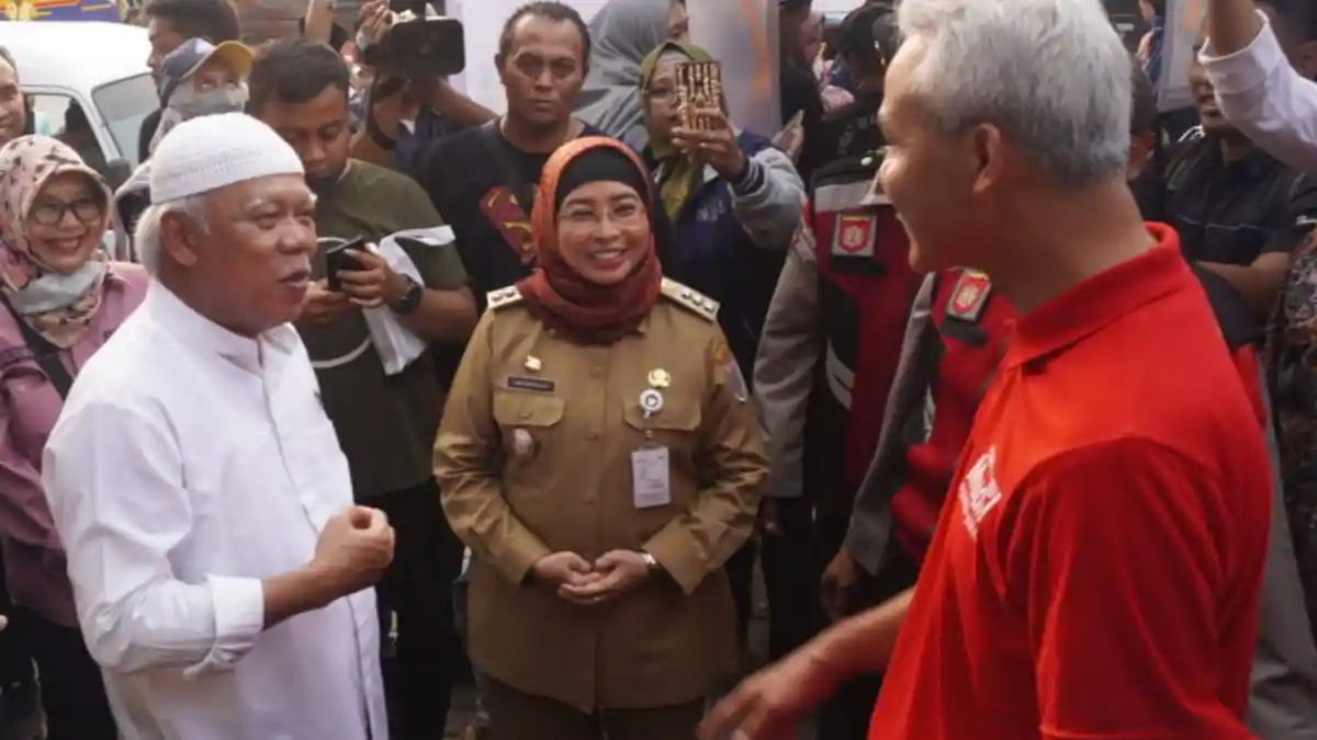 Sambut Pemudik, Menteri PUPR Basuki dan Gubernur Ganjar Tinjau Rest Area KM 379A Gringsing Batang