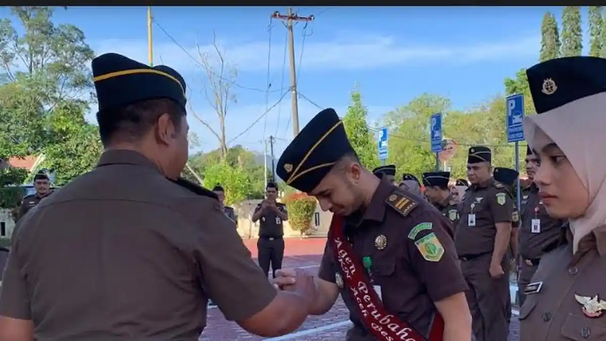 Kajari Aceh Besar Gelar Apel Pencanangan Pembangunan Zona Integritas Menuju WBK dan WBBM