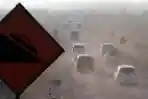 Jalur Tol Fungsional Ramai Lancar dan Berdebu