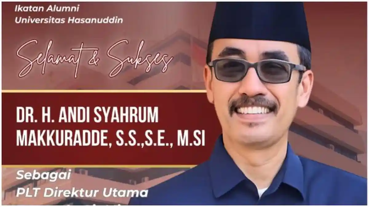 Sosok Andi Syahrum Makkurade Dirut PDAM Makassar Pengganti Hamzah Ahmad