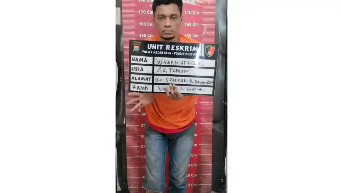 Bongkar Rumah Kosong Curi 32 Handphone Hingga Perhiasan, Wawan Afizal Tersungkur Ditembak Polisi