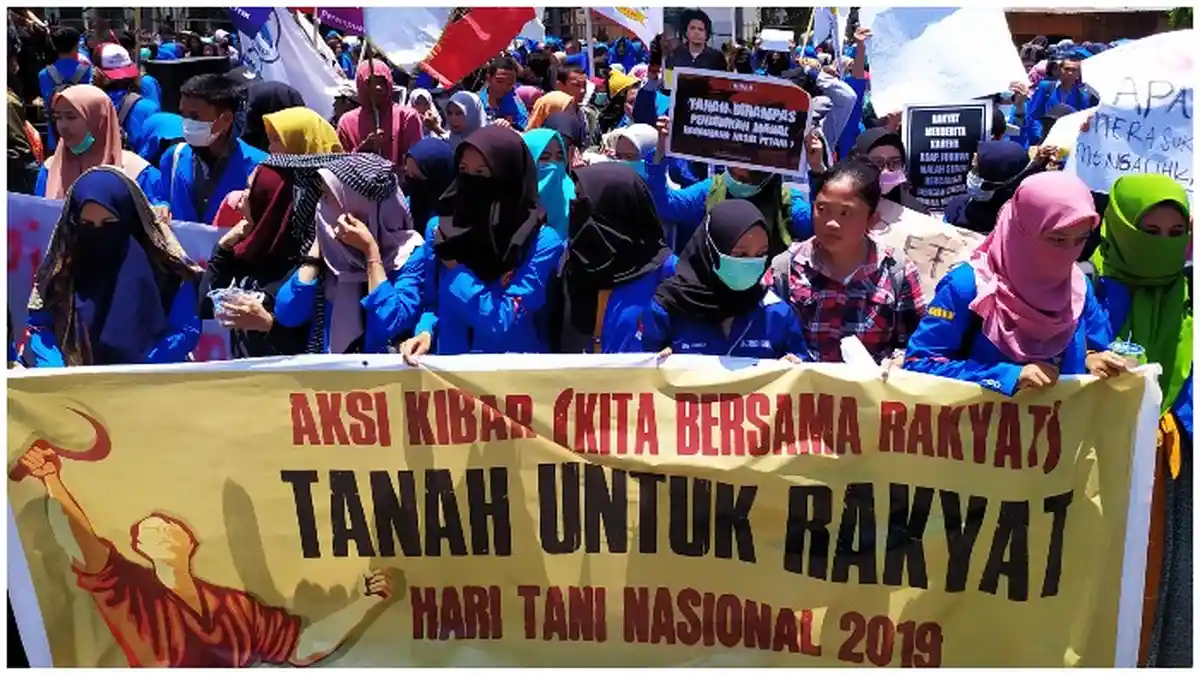 Aliansi KIBAR Peringati Hari Tani Nasional dengan Aksi Turun ke Jalan