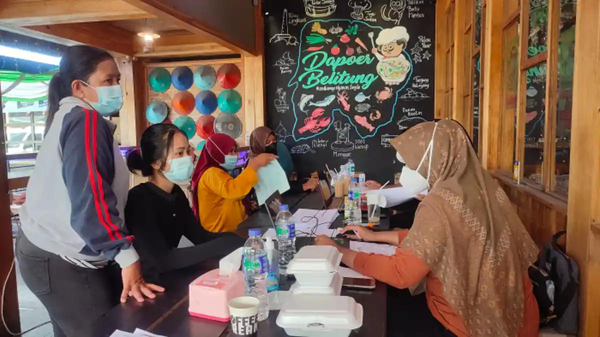 Separuh Penduduk Belitung Sudah Disuntik Vaksin Covid-19, Dinkes Gencarkan Capai Herd Immunity