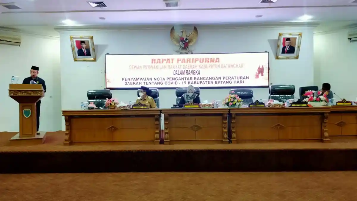DPRD Batanghari Bahas Ranperda Tentang Covid-19