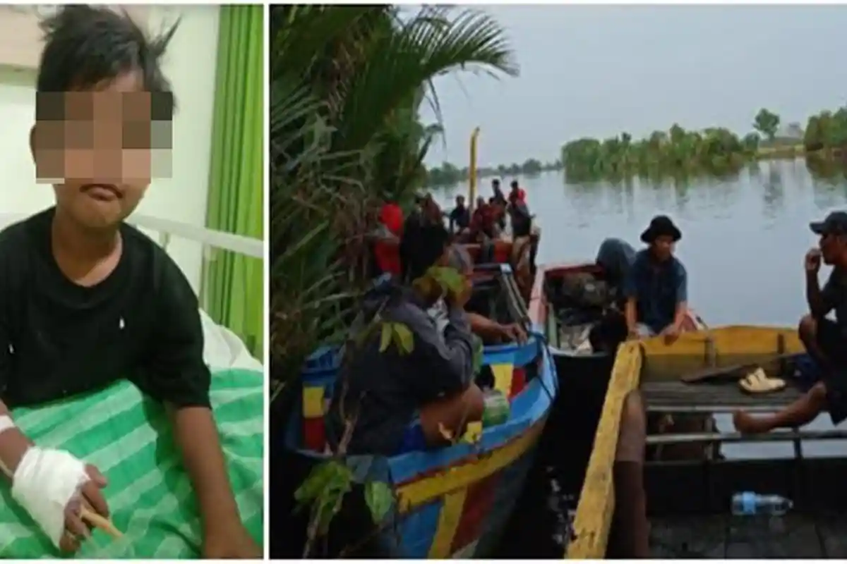 Fahri Bocah 5 Tahun Korban Perahu Getek Terbalik di Muara Sugihan Tanyakan  Ayah dan Ibu
