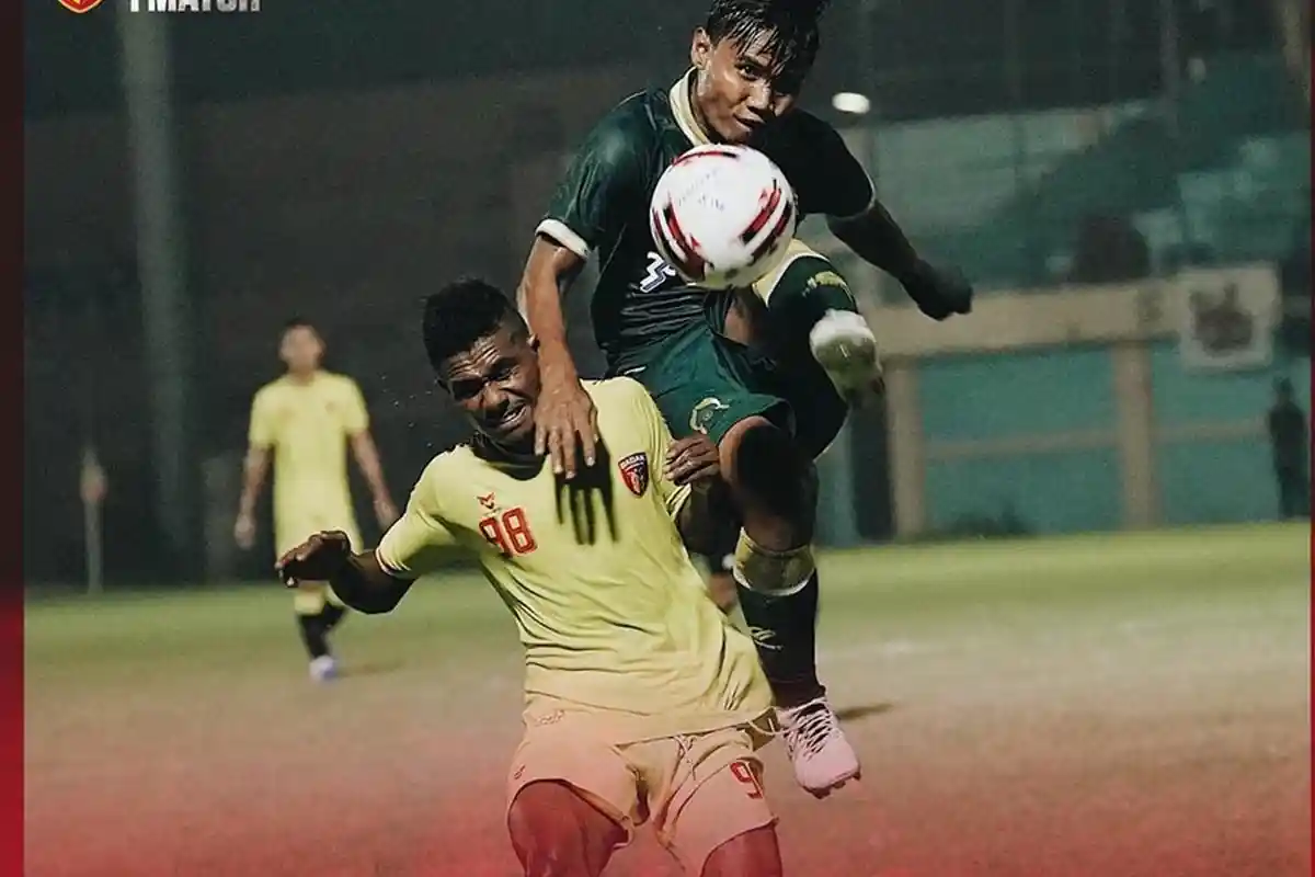 Laga Uji Coba Lawan Persikabo Bogor, Badak Lampung FC Kembali Bawa Hasil Imbang