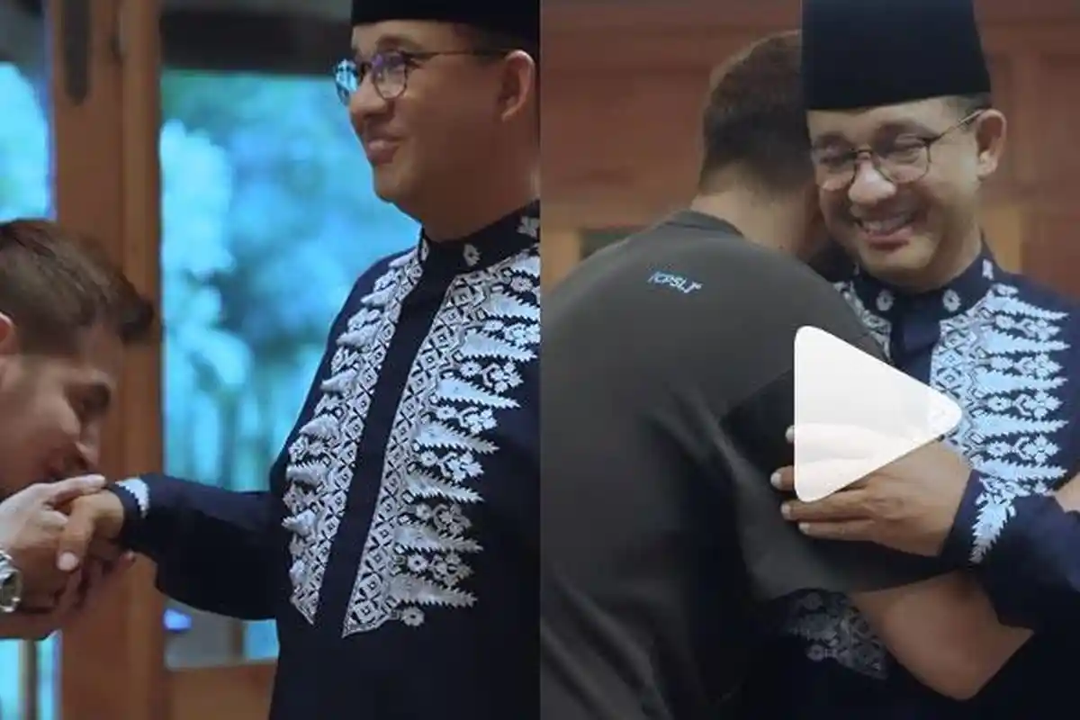 Momen Boy Hamzah Nangis saat Peluk Anies Jadi Sorotan, Mengaku Beruntung: Akhlak Abah Luar Biasa