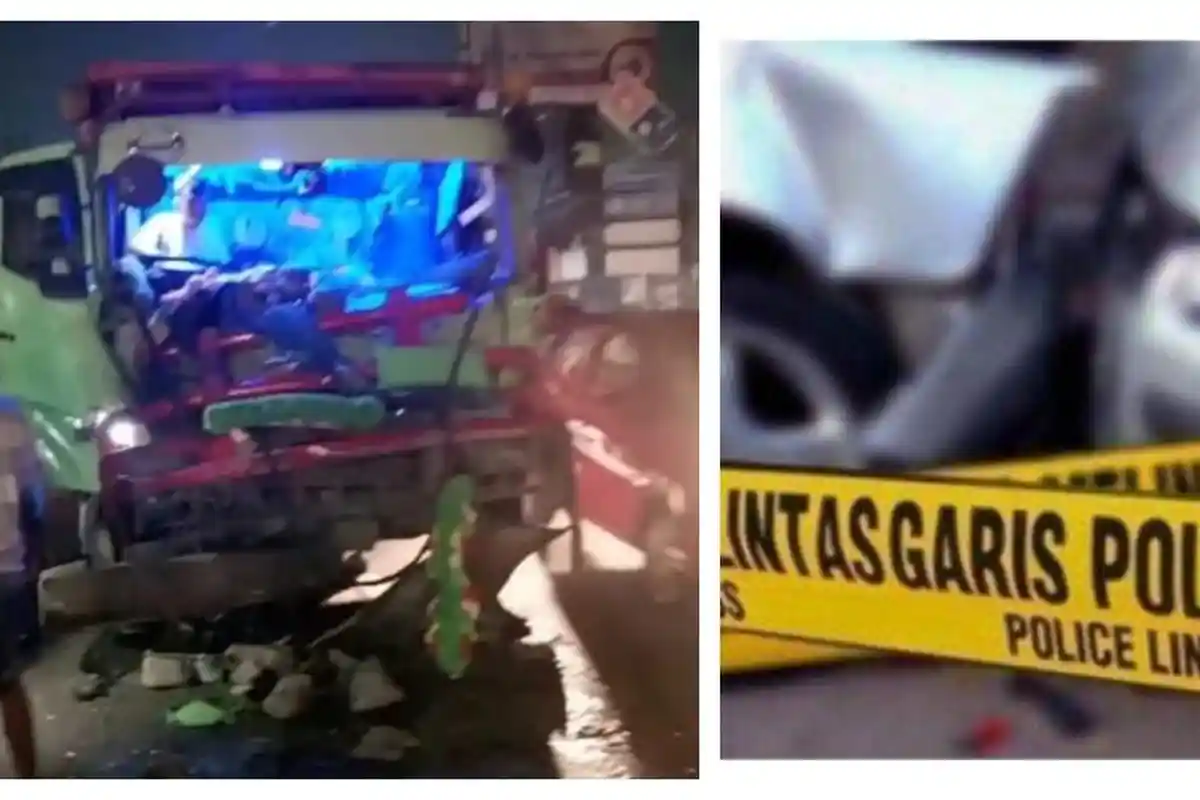 Kecelakaan Hari Ini di Ciputat Arah Lebak Bulus, Truk Ringsek di TL Situ Gintung, Lalu Lintas Macet