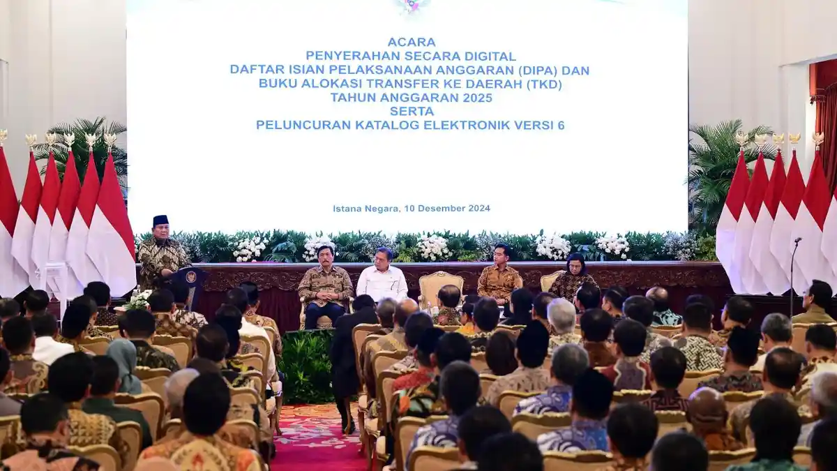 Luncurkan E-Katalog 6.0, Prabowo Tekankan Pentingnya Digitalisasi untuk Pemerintahan Bersih