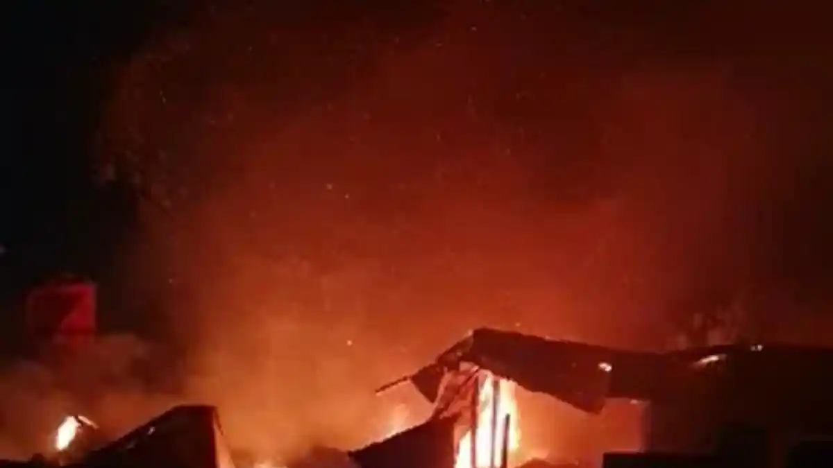 Satu Kontrakan WNA di Puncak Bogor Hangus Terbakar, Diduga Gara-Gara Korsleting Listrik  