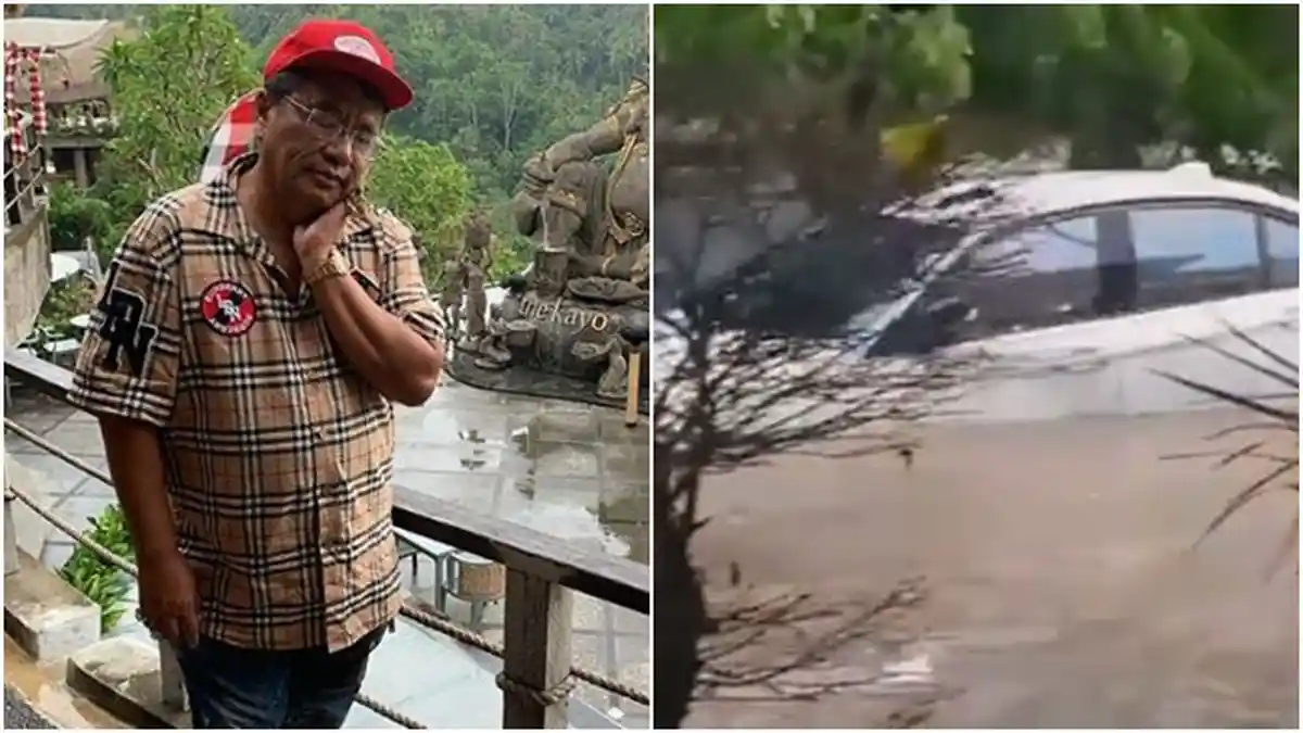 Bukan Milik Hotman Paris, BMW yang Hanyut Terseret Banjir Ternyata Ini Tuannya