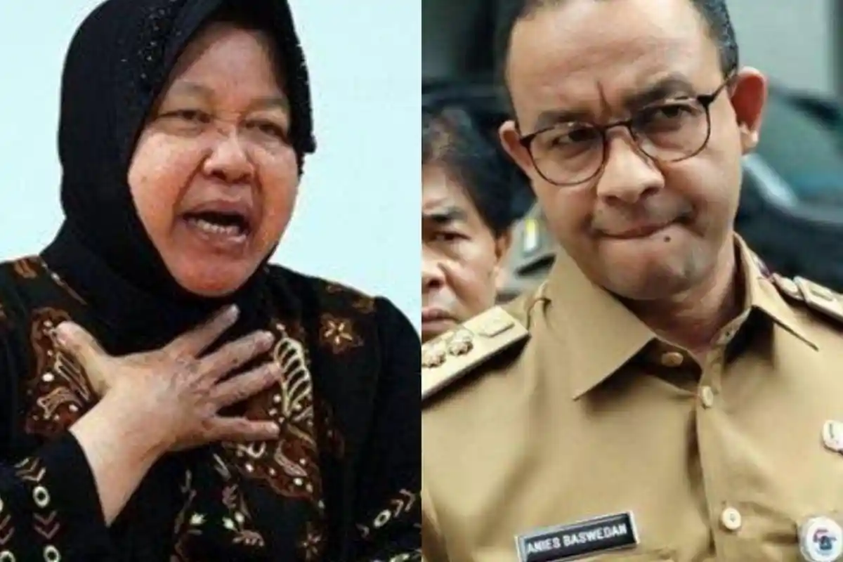 Risma dan Anies Saling Sindir? Sama-Sama Blusukan, Mensos Temui Gelandangan, Gubernur Jakarta ke RS
